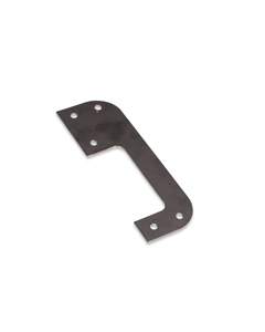 Abdeckblech Edelstahl f/Ständer mitte NNB (PP)